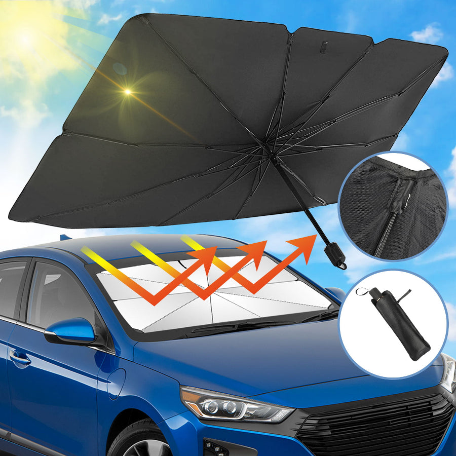 Pára-Sol para Carro em Forma de Guarda Chuva